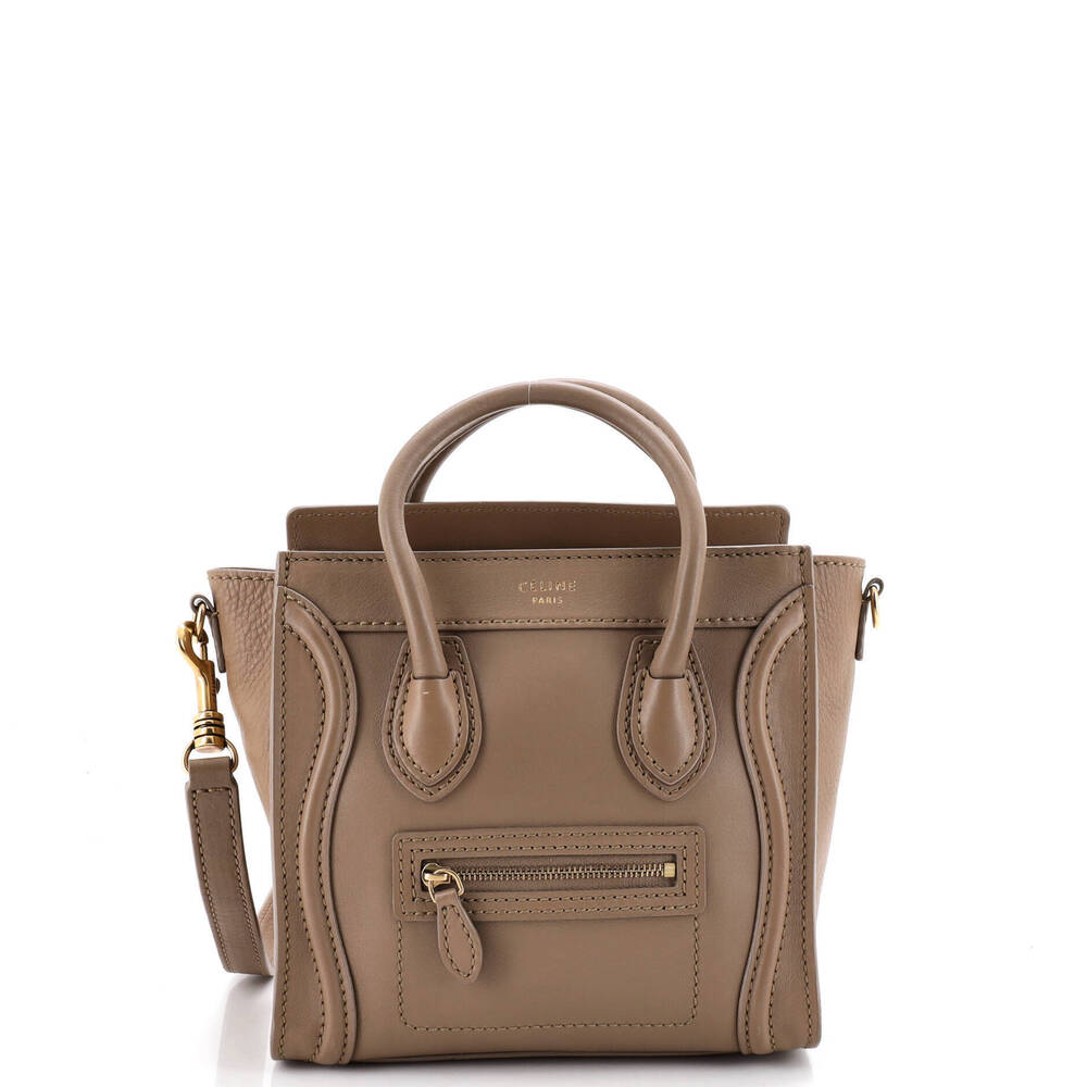 Celine Nano Luggage Bag Smooth Leather